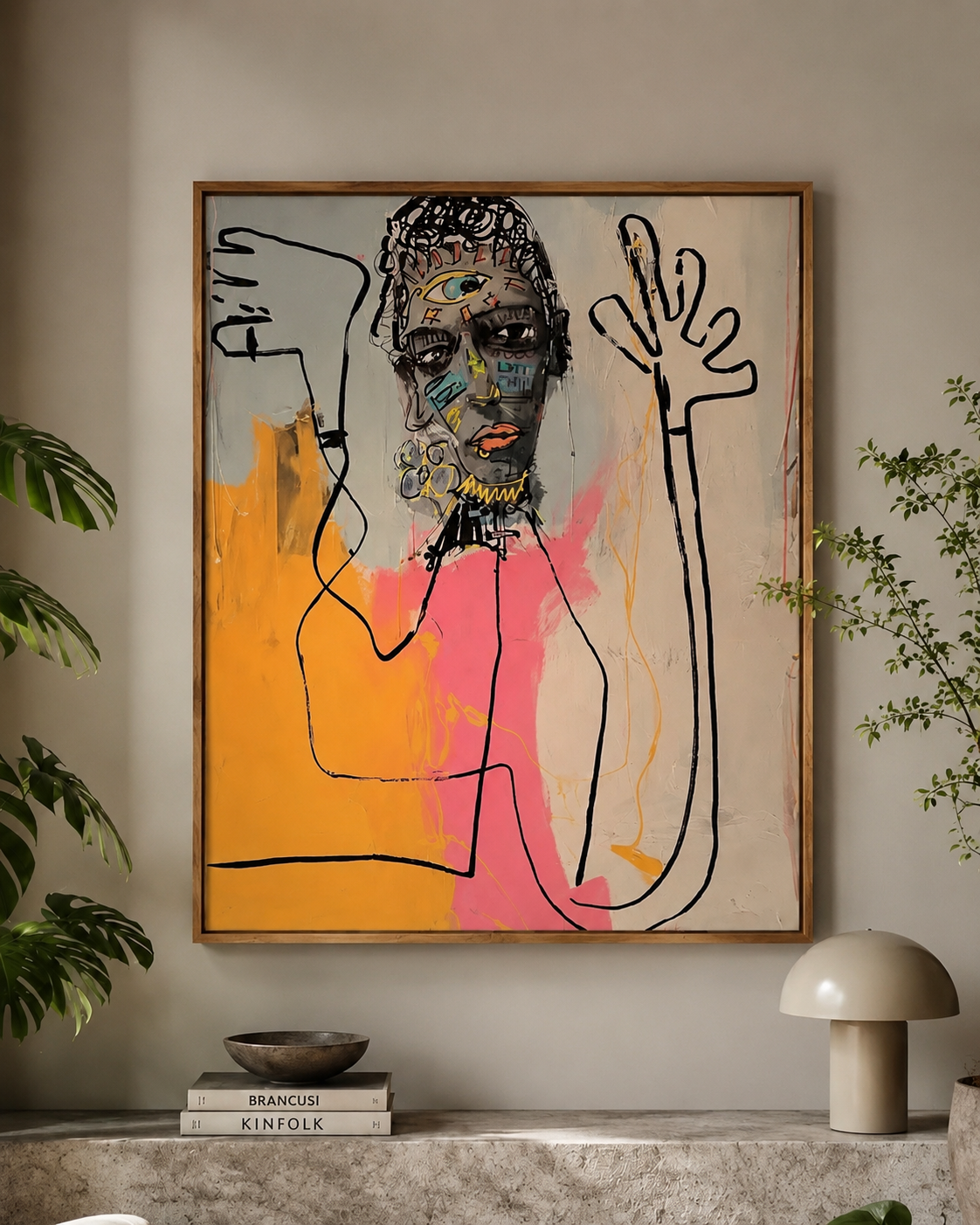 Painting titled Figure, Standing