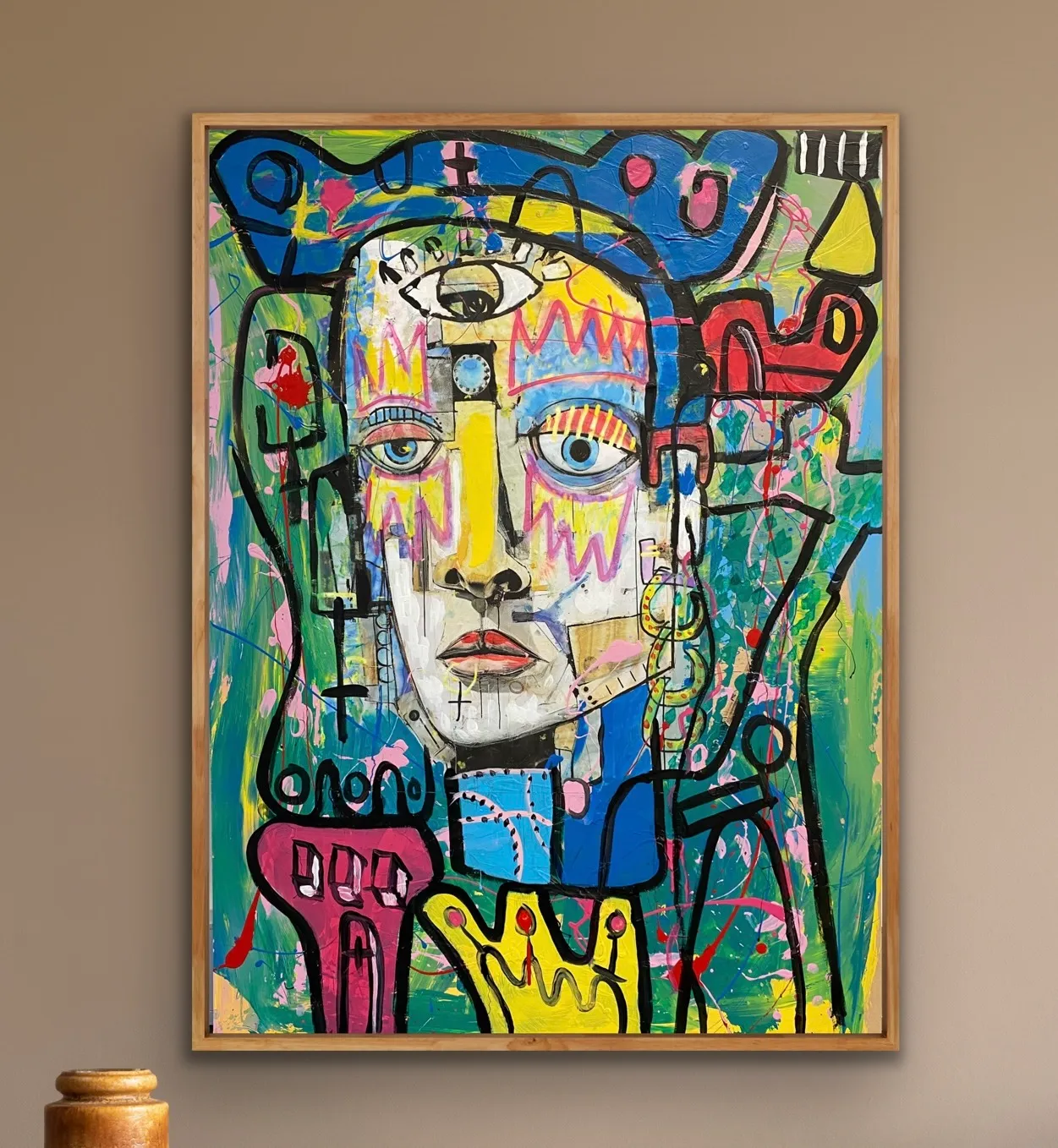 Painting titled Perseverance